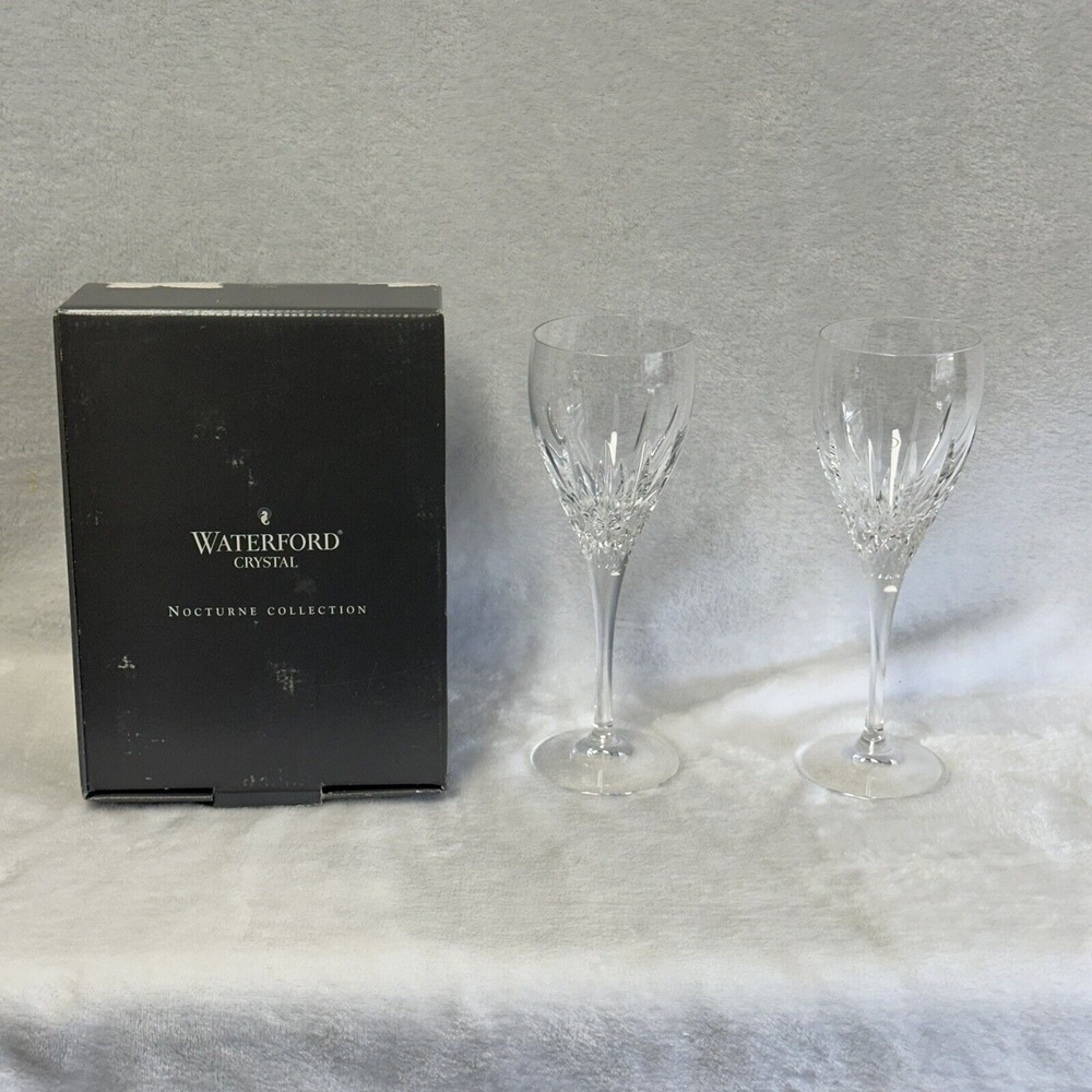 Waterford Eclipse Nocturne Goblet‎ - 2 Pack In Original Packaging